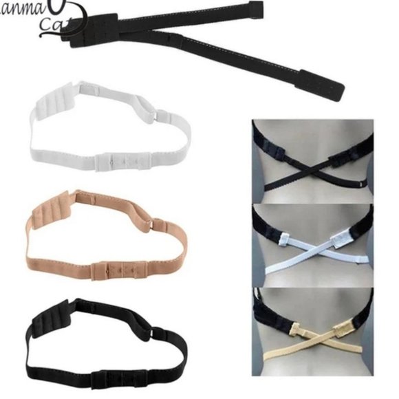 Bra Straps Extender For Open Back Look White - Picture 4 of 7